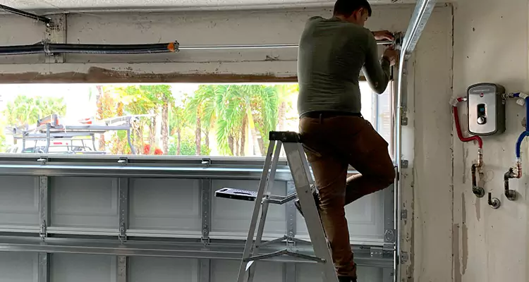 Garage Door Tension Spring Replacement in Country Club, FL