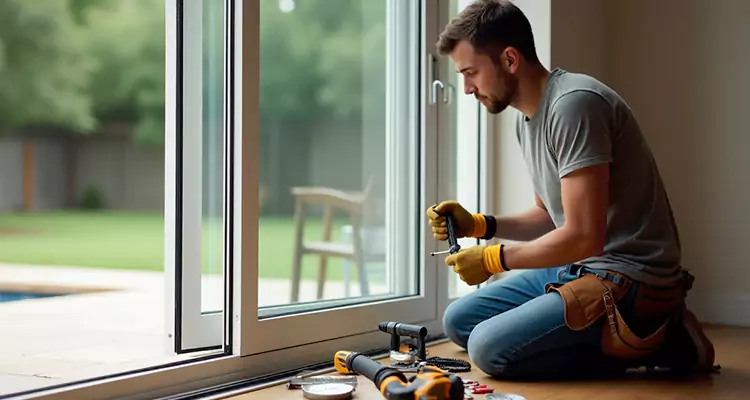 Squeaky Sliding Patio Doors in Country Club, FL