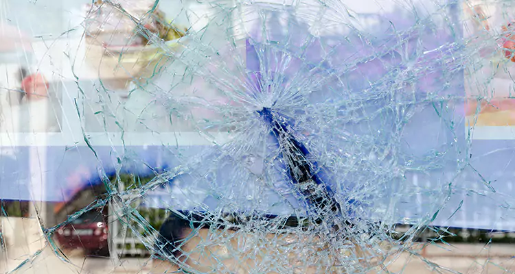 Cracked Glass Balcony Door Repair in Country Club, FL