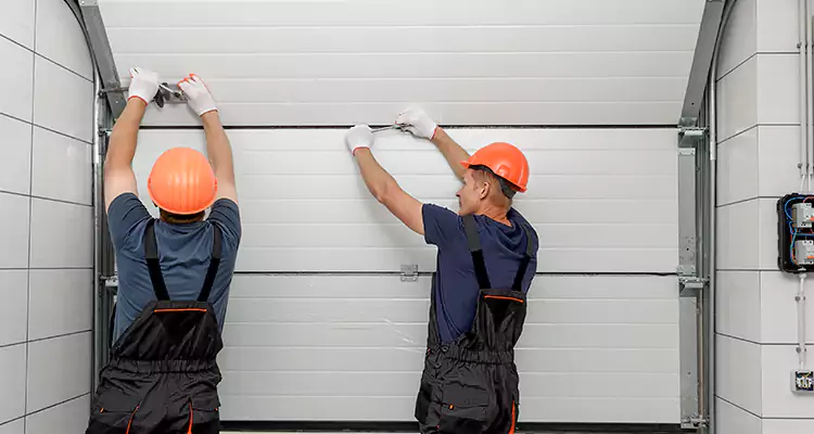 Garage Door Bottom Panel Repair in Country Club, FL