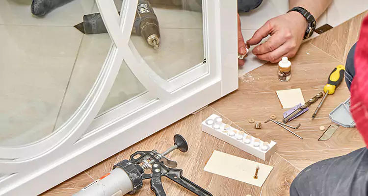 Interior Patio Door Casing Repair in Country Club, FL