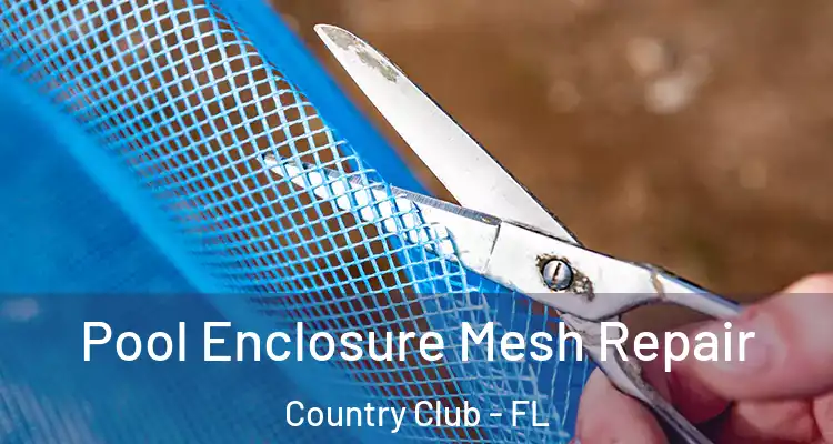  Pool Enclosure Mesh Repair Country Club - FL